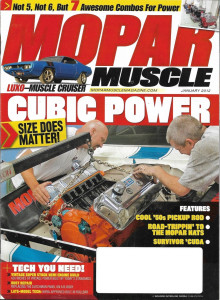 MOPAR MUSCLE 2012 JAN - CUBIC POWER, VINTAGE HEMI BUILDUP, 52 440 PICKUP